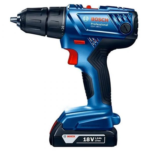 Taladro Atornillador Bosch GSR 180-LI 18V + 2 Bat x 2.0Ah MP - Imagen 2