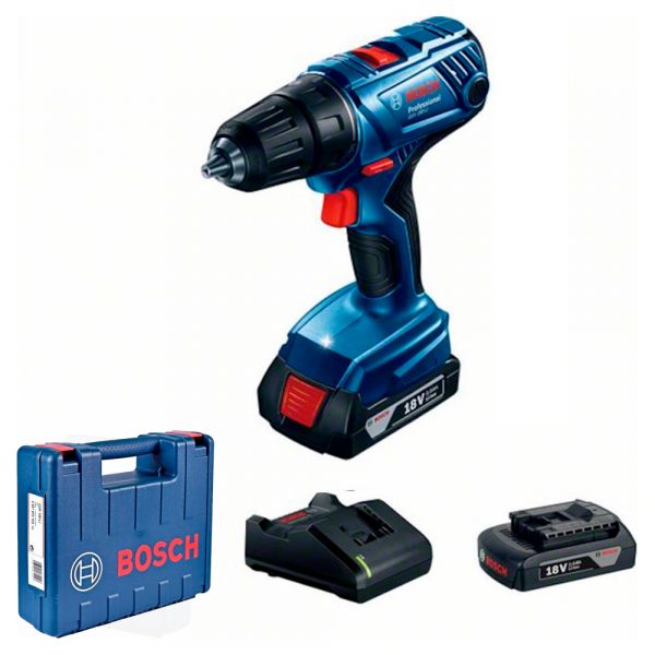 Taladro Atornillador Bosch GSR 180-LI 18V + 2 Bat x 2.0Ah MP
