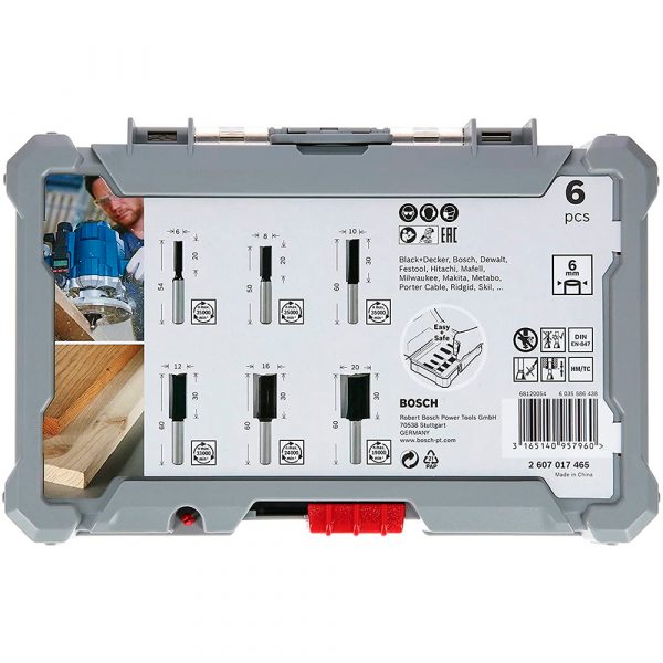 Set de Fresas Bosch 6 Piezas 1/4" Nuevo! - Imagen 4