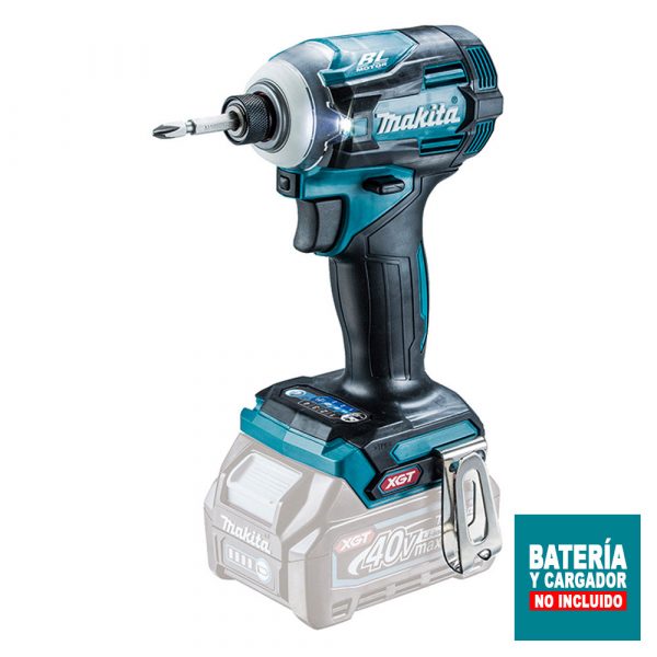 Makita Atornillador de Impacto XGT 40v Sin Batería Ni Carg