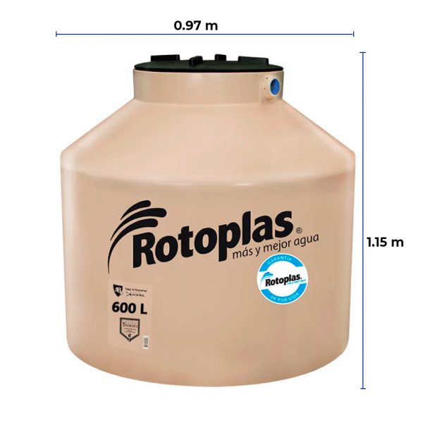 Tanque de Agua Rotoplas 600 Litros - Imagen 3