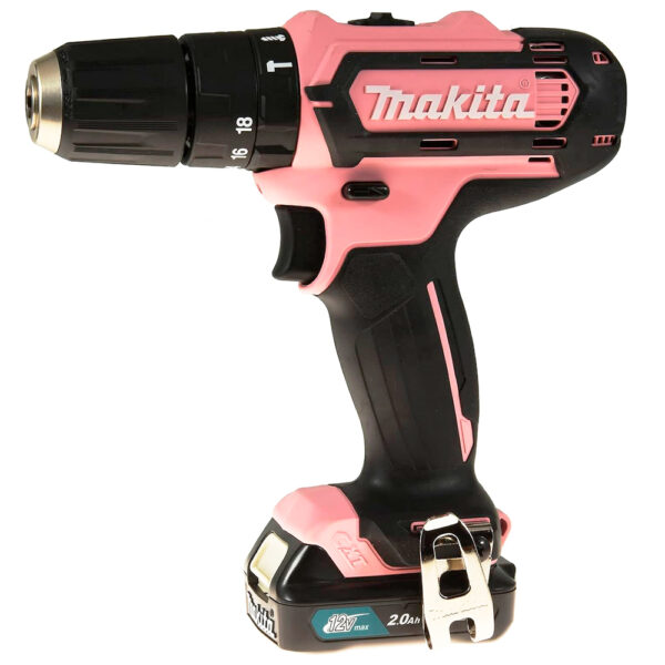 Taladro Percutor Rosa Makita 12V Edicion Limitada HP333DSAP1 - Imagen 2