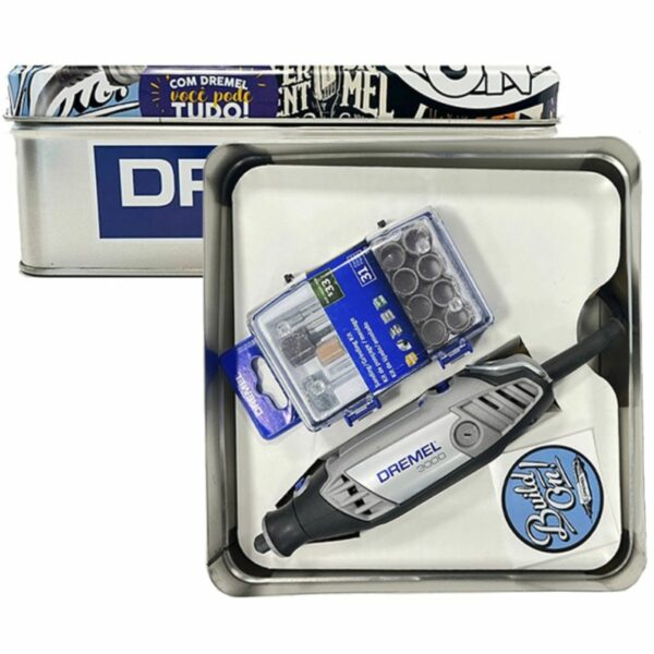 Microamoladora Dremel 3000 + 31 Accesorios + Caja de Metal - Imagen 4