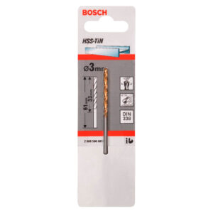Broca Bosch Hss-Tin 3Mm