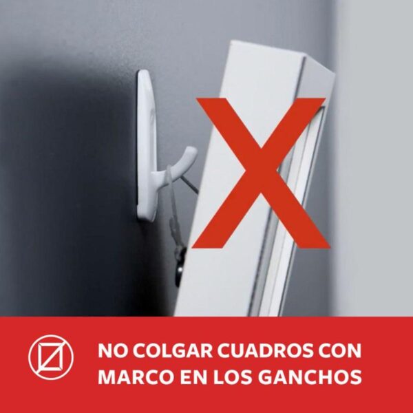 Pack x2 Gancho Command Clear Mediano 17091 x2 - Imagen 5